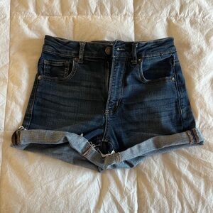 American Eagle High Rise Denim Shorts